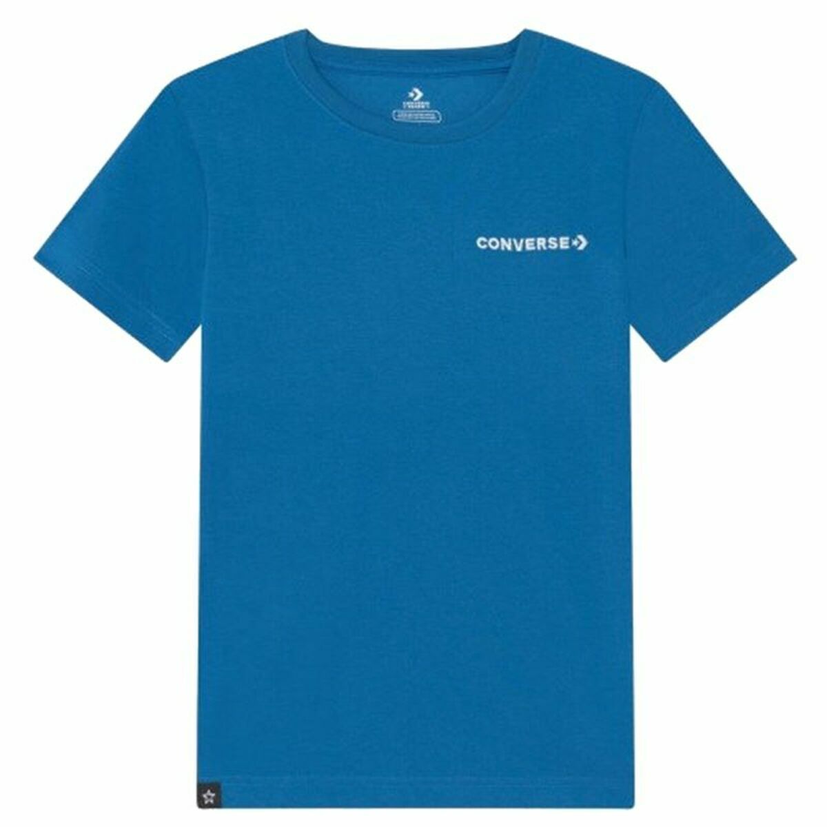 Children’s Short Sleeve T-Shirt Converse Field Surplus Blue 12-13 Years